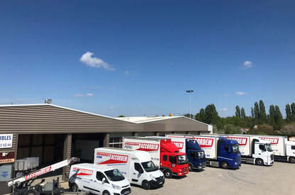 camions de déménagement Accordem pour déménagement groupé