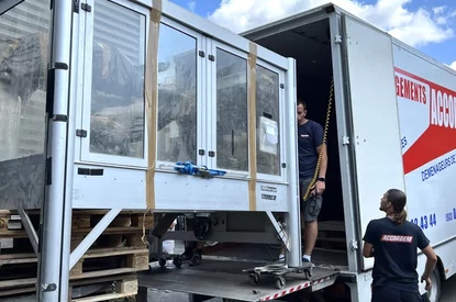déménagement et transfert d'entreprises dans les camions Accordem