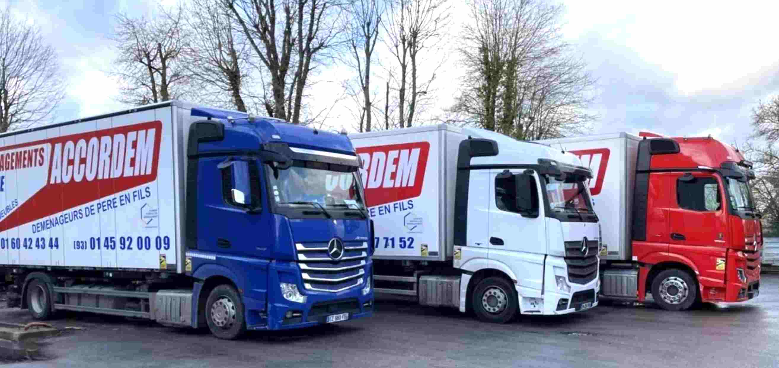 camions de déménagement en Europe par Accordem 