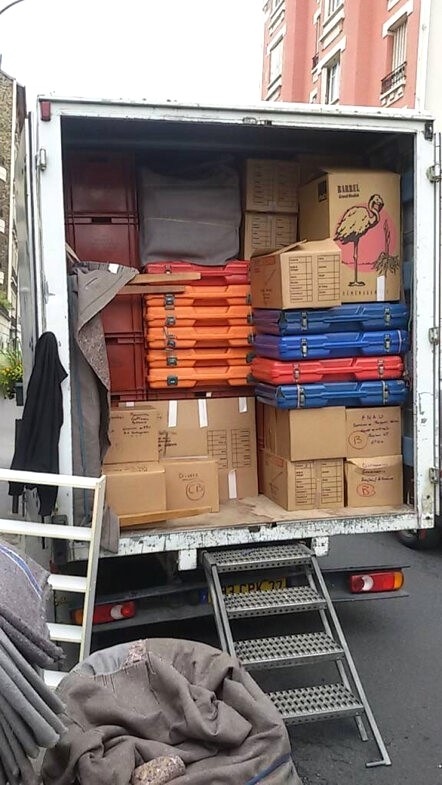 déménagement groupé pour particuliers chargement de camion Accordem